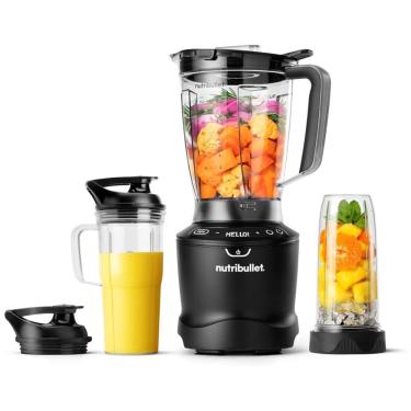 Imagem de Liquidificador de Bancada com 5 Velocidades, Capacidade de 1,8L e Copo de 950mL Incluso, 110V 1400W, Nutribullet, Preto