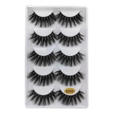 Imagem de Cílios Postiços G5-g6-g8 Mink 5 Pares - Eyelash, G508