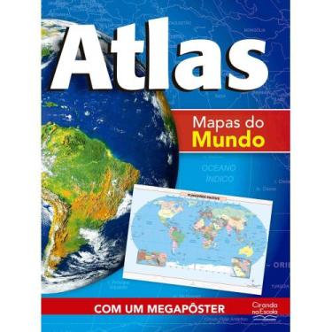 Imagem de Kit Livros Atlas - Geográfico Brasil e Mundo - Ciranda Cultural