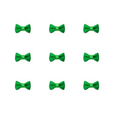 Imagem de Tupalizy Mini laços de fita de cetim pequenos laços artesanais de tecido de costura para decoração de Natal gravatas borboleta sacos de presente caixas cartões de convite de saudação lembrancinha de