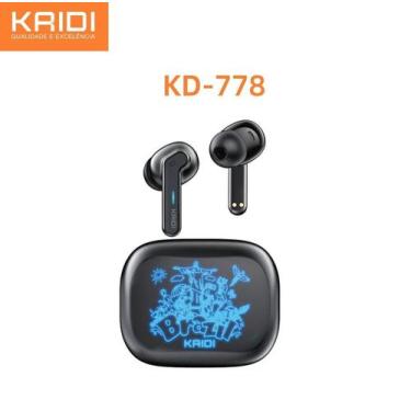 Imagem de Fone Ouvido Gamer Bluetooth 5.4 TWS kaidi KD- 778 com Cancela Ruídos 7
