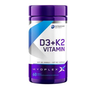 Imagem de Vitamina D3 2000UI K2 149mcg 60 Cáps - Myoplex-Unissex