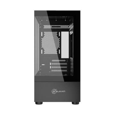 Imagem de Gabinete gamer micro atx sem fan sem fonte kalkan avalon preto klk0003
