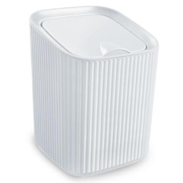 Imagem de Lixeira De Pia Cesto De Lixo 3 Litros Cozinha Com Tampa - Usual Utilid