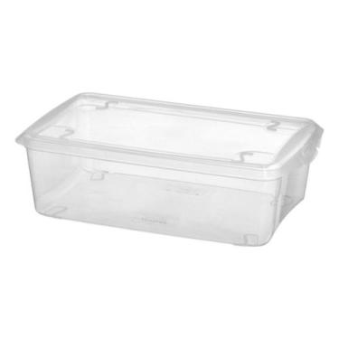 Imagem de Caixa Organizadora Para Sapatos Com Ventilação Empilhável - Plásticos 