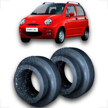Imagem de Chery QQ Todos Kit Calço de Mola Dianteiro Elevar 2,5cm - Borfix