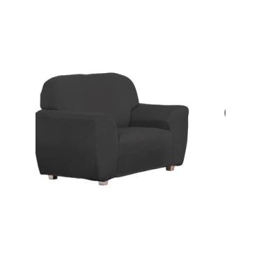 Imagem de Capa De Sofá Para 2 Lugares Coladinha Liso Para sua Sala - M.A Enxovai