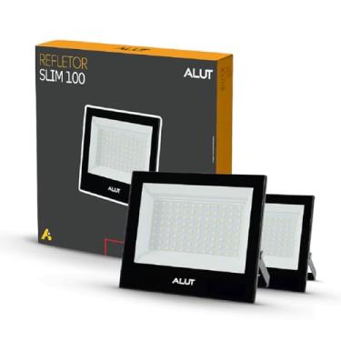 Imagem de Alut - Kit 2 Refletor Led 100w 6500k Branco Frio Bivolt a prova d'água Cod: ALUT000701-2 Alut By Avant