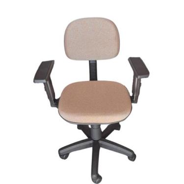 Imagem de Cadeira Secretária Giratória com Braços - BIGPLAST