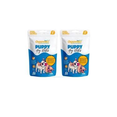 Imagem de Kit 2 Suplemento Cães Puppy Dog Sticks Sachê 170g Organnact