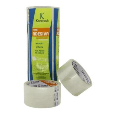 Imagem de Fita Adesiva Transparente 48mmx45m Koretech com 5 unidades