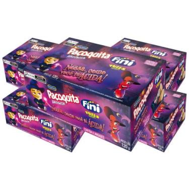 Imagem de 5 Caixas Paçoquita Halloween Fini Tubes Azedinhos 120g - Santa Helena