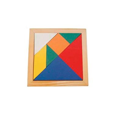 Imagem de Brinquedos Educativos - Jogo Tangram - 20x20cm 7 Peças