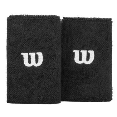 Imagem de Munhequeira Wilson Grande Com 02 Unidades, Preto, Branco