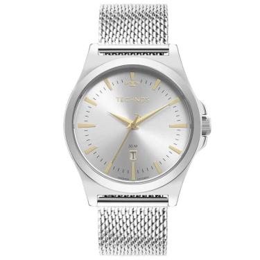 Imagem de Relógio Masculino Technos Steel Prata E Dourado 2115Lal/1K