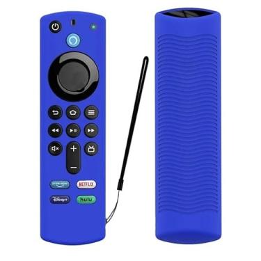 Imagem de Capa para Controle Fire TV Stick HD Material Silicone Antiderrapante Anti-Shock Slim (Azul)
