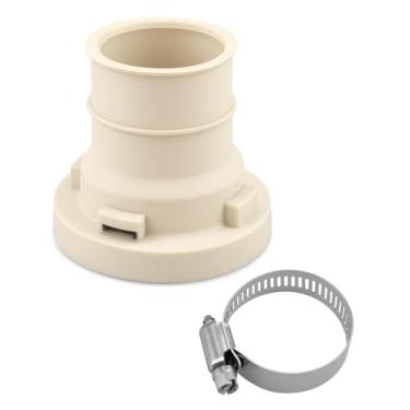 Imagem de WD18X10010 Conector de bomba de lava-louças com braçadeira para adaptador de bomba de circulação GE lava-louças substitui 943450 AH259530 EA259530 PS259530 PS259530