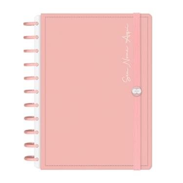 Imagem de Caderno De Disco Iscool Inteligente 140 Folhas Personalizado Solid Colors Rosê G+