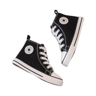 Imagem de Tênis De Cano Alto Para Crianças, Solado Macio, Antiderrapante, Casual