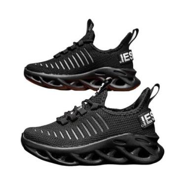 Imagem de Tênis Infantil Unissex Respirável Em Malha Confortável Para Corrida Ao