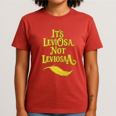 Imagem de Camiseta NOT LEVIOSAA Tradicional, P, Vermelho