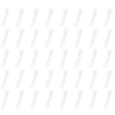 Imagem de Xhziy Gancho ajustável de plástico de 8,5 cm, gancho ajustável branco, gancho de cortina, pregas, clipe plissado para cortinas de banheiro, 40 peças