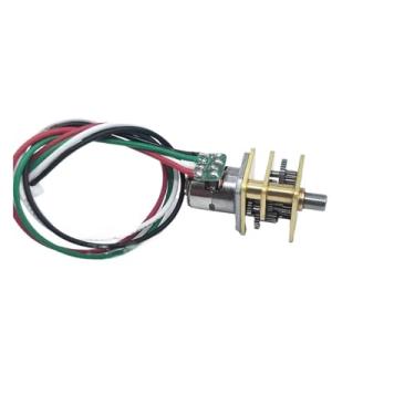 Imagem de Acionador de partida eletrônico de redução de engrenagem de precisão de 8 mm 2 fases 4 fios com caixa de engrenagens de metal completo Stepper Electronic Starter