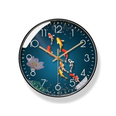 Imagem de Relógio de parede simples relógio de parede relógio de sala de estar relógio doméstico nórdico relógio de parede silencioso relógio de quartzo relógio de parede para quarto (A)