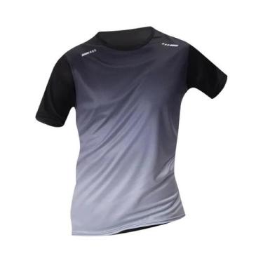 Imagem de Camiseta Masculina de Cor Gradiente - Secagem Rápida, Manga Curta para