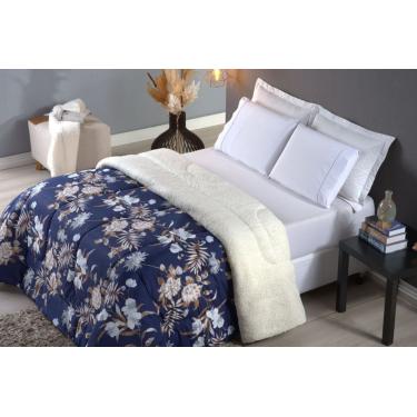 Imagem de Coberdrom Sherpa/Percal 180 Fios Estampado Queen Gran Moratta 01 Peça - Campestre