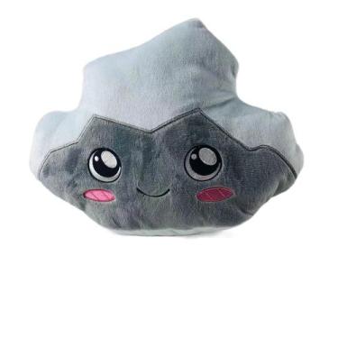 Imagem de Boneca de brinquedo de pelúcia Lankysboxs Grey Cloud 25 cm Anime Grey 