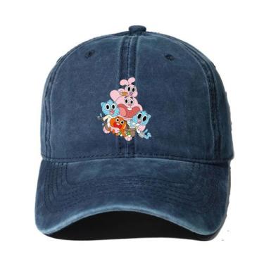 Imagem de Boné de beisebol Anime Gumballs para homens Snapback 56-61cm - yiweisa