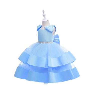 Imagem de Vestido De Festa De Aniversário Elegante Para Meninas, Vestido De Prin