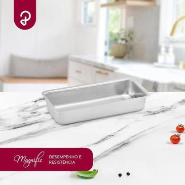 Imagem de Forma De Pão Alumínio Polido 23X10X6CM Panelux Magnific