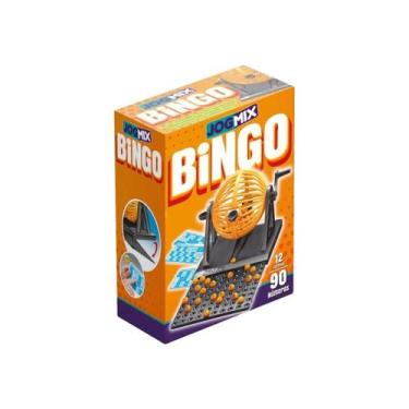 Imagem de Jogo De Bingo Jogmix Com Globo 12 Cartelas 90 Números