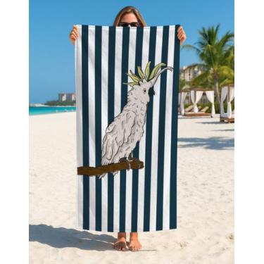Imagem de Toalha Banho E Praia Verão Tropical Natureza Fauna Flora - Use Thuco, 