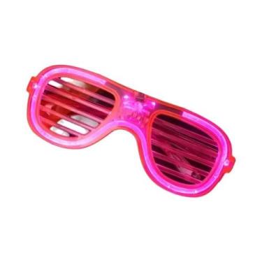 Imagem de Óculos De LED Neon Piscantes Luminosos Para Festas, Bares, Shows E Ade