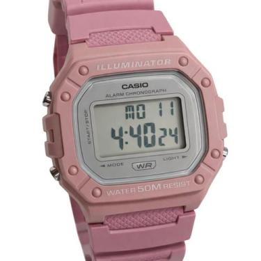 Imagem de Relógio Casio Digital Esportivo Feminino Rosa W-218HC-4AVDF