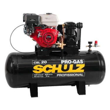 Imagem de Compressor de ar a gasolina 20 pés 8 hp 200 litros 140lbs - PRO-GAS CS