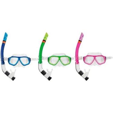Imagem de Mascara de mergulho e snorkel infantil 1884  Mor