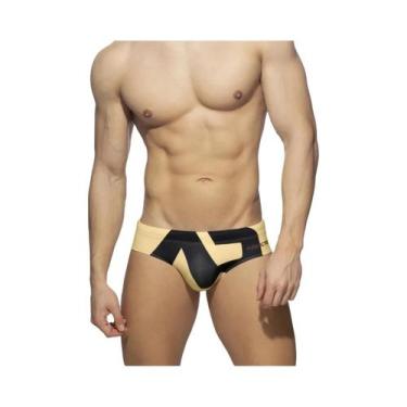 Imagem de Sunga Boxer Masculina De Secagem Rápida Com Estampa De Letras Para Pra