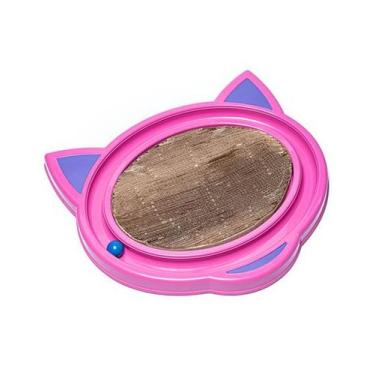 Imagem de Brinquedo Disco Arranhador com Bolinha Cat Crazy para Gatos - Pet Inje