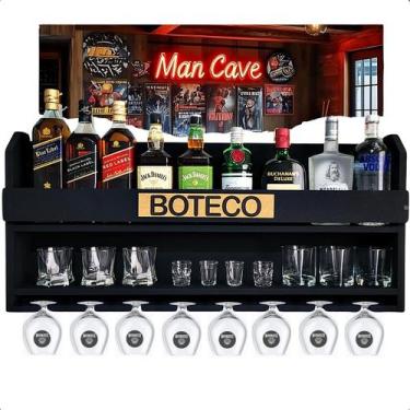 Imagem de Adega Barzinho Bar Parede Sala MDF: Elegância compacta para apartament