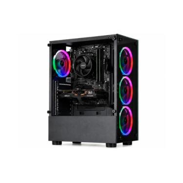 Imagem de PC Gamer Rage R5 5600GT 16GB RX 6600 ASRock SSD 1TB - eFacini