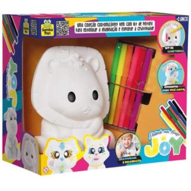 Imagem de Brinquedo Leãozinho Joy Pinte E Lave Com Canetinhas Laváveis - Samba T