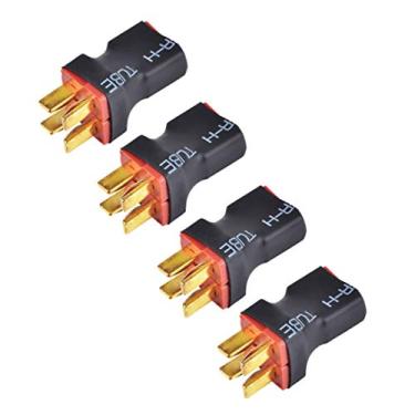 Imagem de FLY RC 4 pacotes sem fio deans conector paralelo 1 fêmea para 2 conectores machos T plugue adaptador conector paralelo para RC quadricóptero multirotor