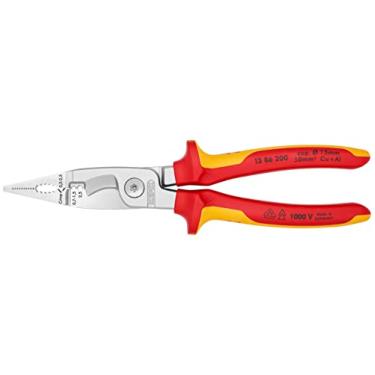 Imagem de Knipex 13 86 200 alicates para instalação elétrica testado em VDE