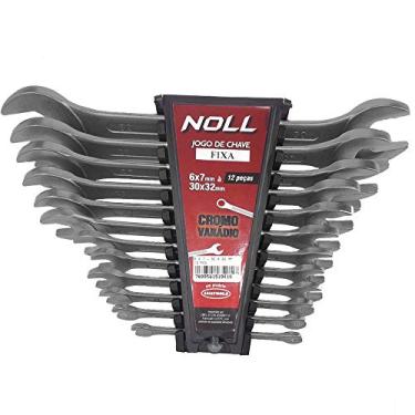 Imagem de Jogo de Chave Fixa 6x7 30x32mm 12 Peças Noll 407,0002