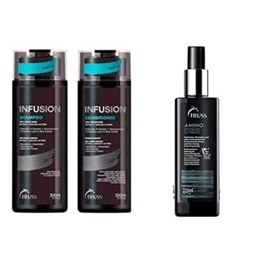 Imagem de Kit Truss 03 produtos - Shampoo e Condicionador Infusion 300ml + Amino Truss 225ml