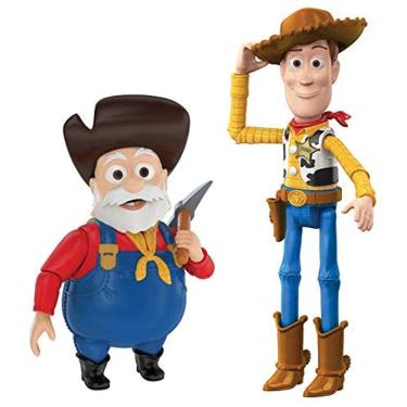 Imagem de Toy Story - Woody’s Round Up - 2 Figuras (Woody e Stinky Pete) - Presente Infantil (3+ anos)